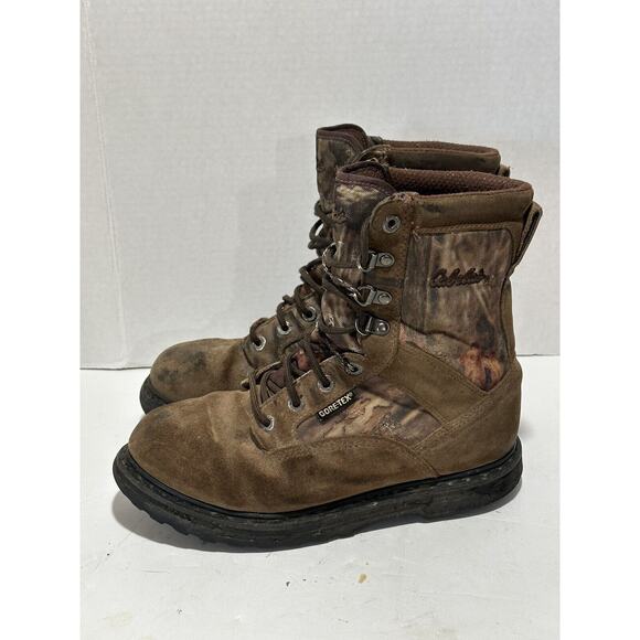 Cabela's Mens 7.5‎ EE Camo Gore-Tex Waterproof boots 81-3741 cabelas camouflage